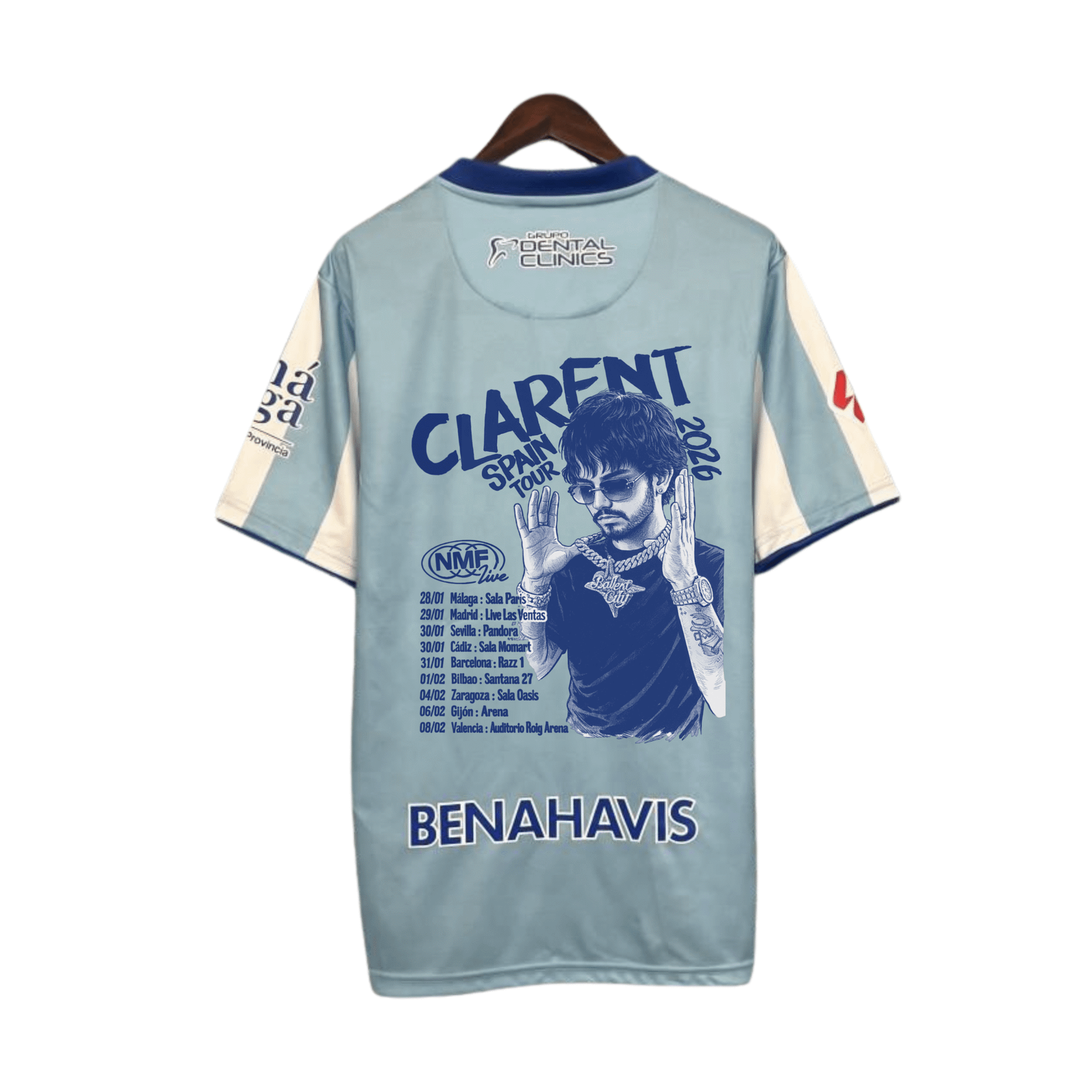Málaga CF x Clarent camiseta - Imagen 2